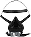 MSA 10102182 Advantage 420 Series Half-Mask Respirator - Size: Small, Single Neckstrap, Twin-Port Reusable Gas Mask, MSA Advantage Cartridge Compatible