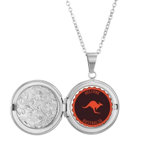 Médaillon avec emblème de saveur australienne pour sublimer votre style quotidien