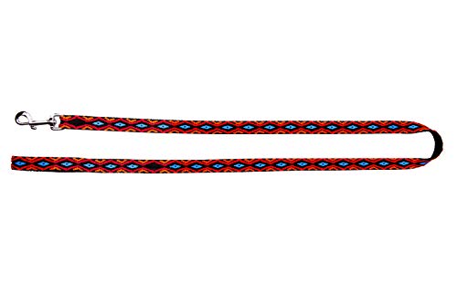 Dingo Winnetou Dog Leash Handmade in Indian Style Howgh! Black 13548, 1 x 130 cm