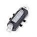 Eioflia 1PC USB Rechargeable Bike Light Waterproof Bike Tail Light 3 Modes Bike Light Safety Warning Lamp Fits All Mountain Bikes,Road Bike,Backpack(White),Bike Accessory