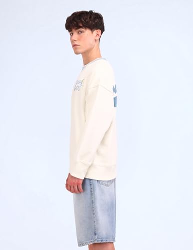 Image of Flying Machine Men's Oversized Fit Sweatshirt| Printed