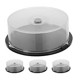 Grande capacité de rangement : pouvant contenir jusqu'à 25 disques, ce boîtier de rangement offre un espace généreux pour vos besoins de rangement de cd, de la musique aux films en passant par les jeux. boîte de rangement transparente pour CD
