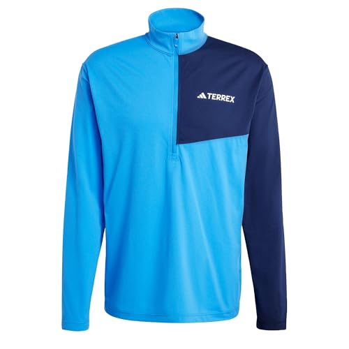 adidas Men's Terrex Multi Climacool Half Zip Long Sleeve, ray Blue, S – Ansicht 1