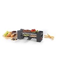 Giles & Posner Mini Raclette Grill, 2-Person, Non-Stick Plate, 400 W