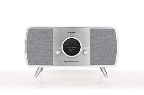 Tivoli Audio Music System Home Gen 2 Wi-Fi/AM/FM/Bluetooth Hi-Fi System (White/Grey)