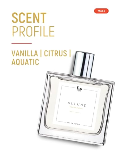 Image of EM5 Allune Perfume for Men | Citrus Aromatic Vanilla Fragrance | EDP Strong and Long Lasting Spray | Luxury Gift for Men