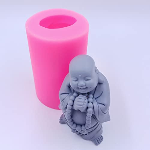 Maitreya Buddha Soap Candle Molds 3D Silicone Mould Decorated Resin Epoxy Concrete Crafts Mold #TOP3