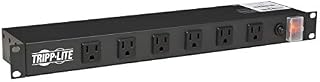 Tripp Lite Rackmount Network-Grade PDU Power Strip, 12 Right Angle Outlets Wide-Spaced, 15A