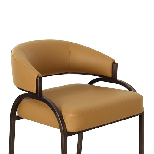 Tov Furniture Tatum Tan Vegan Leather Counter Stool by TOV Furniture - Used condition - Image 5