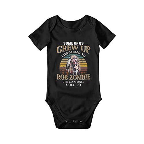 Image of Tamerrch Unisex Baby Short-Sleeve One-Piece Bodysuits Baby Onesie Bodysuits 0-2t