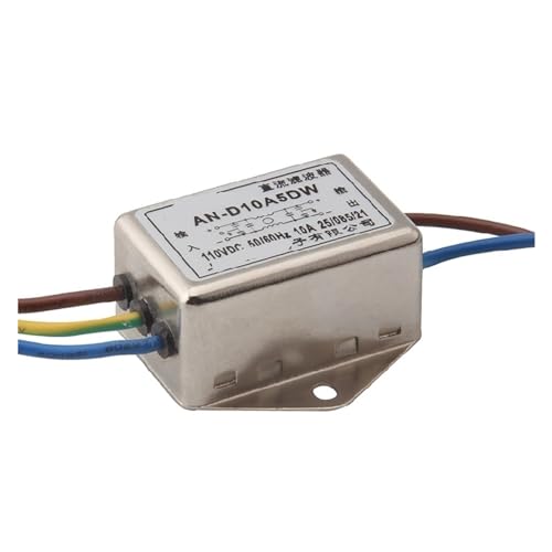 Filtro de potencia 24V CC AN-D10A5DW de 3A a 10A para control industrial continuo