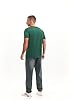 RONOMO Men's Solid Color Comfortable T-Shirt(JS Green S) #5