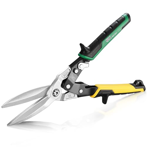 SK 11.5-Inch Tin Snips Heavy Duty, Straight...