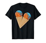 Arte de baloncesto con cono de helado goteando Camiseta