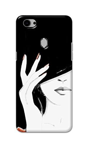 Image of PRINTFIDAA Photo of Beautiful Girl Hard Back Cover for Oppo F7 Back Cover -(P6) KAT1005
