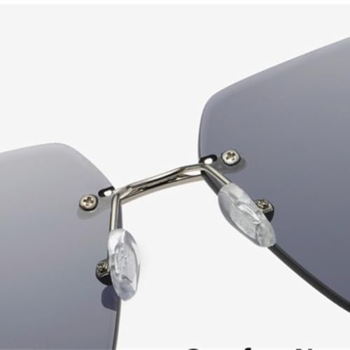 Lunettes de soleil sans monture légères pour éviter les marques de nez