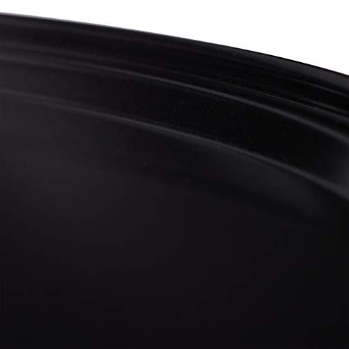 Relaxdays Pizzablech, 2er Set, rund, antihaftbeschichtet, Pizza & Flammkuchen, Carbonstahl,...