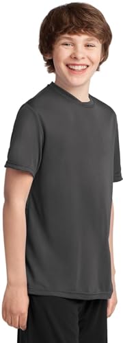 Port & Company Youth Performance Tee | UPF 50 Athletic Workout Clothing for Spring & Summer | PC380Y2