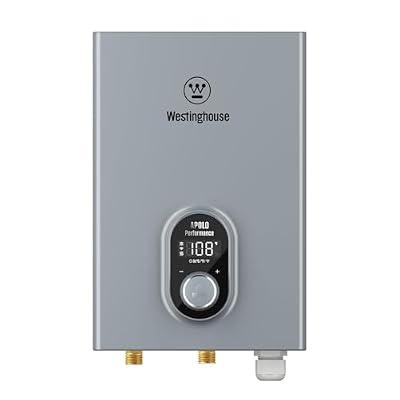 Westinghouse 11kW 240V Tankless Water Heater Electric, 2.6 GPM Instant Hot Water Heater, 2-3 Point of Use Hot Water, Wi-Fi Enabled, APOLO-11k