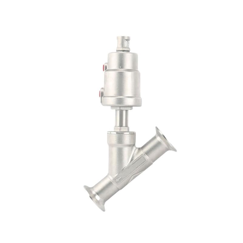 Vanne de siege angulaire pneumatique pour vapeur haute temperature DN32