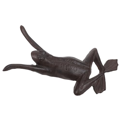 Tire-bottes en fonte forme grenouille Milisten compact et lourd pour entrée de maison
