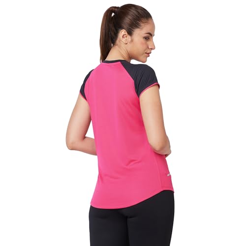 Image of berge' Ladies Polyester Dry Fit Western Shirts & Tshirts for Women, Quick Drying & Breathable Fabric, Gym Wear Tees & Workout Tops