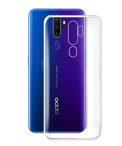 Funda Carcasa Gel Transparente para OPPO A5 2020 4G / OPPO A9 2020 4G, Ultra Fina 0,33mm, Silicona TPU de Alta Resistencia y Flexibilidad FGTR