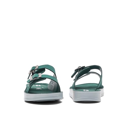 Image of ASIAN PL-908 Cushion Slippers for Women | Stylish Double Buckle Slip-Ons | Soft Air Cushion Comfortable Footbed | Lightweight Daily Wear Casual Flats for Indoor Outdoor Use