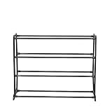 Sunbeam 12-Pair Shoe Rack, Black (SR00754)