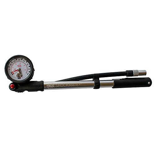 Planet Bike Shockmate 3.0 - Bomba de Choque de suspensión para Bicicleta de montaña, Color Plateado