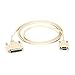 Black Box 6Ft. Rs232 Serial at Modem Cable Shielded cm Db9 F/db25 M Rohs Compliant: Yes - BC03000-0006-MF