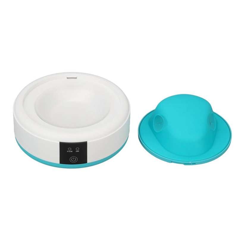 Nail Gel Removers Machine Electric Silicone Heating Nail Steam Polish Removers for Manicure Nail Polish Cleaning Device 100‑245V - (Color: EU Plug)