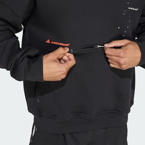 Adidas Felpa Running Adi365 H.Koumori Nero Uomo L - 2