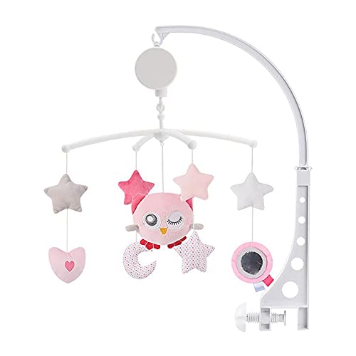 HOMDO Mobile Musical Berceau Bébé avec Jouets Rotatifs Suspendus,Jouet de Porte-lit Pour Bébé Rotatif À 360 °,Bébé Cadeau pour Nouveauné Fille Et Garçon,Peut Aider À Stabiliser L'humeur de Votre Bébé Cover