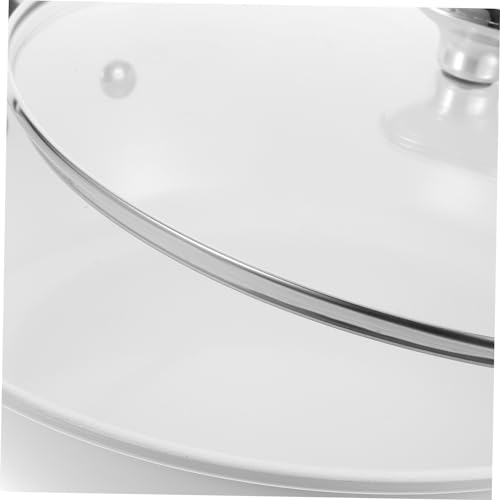 Wok cerámico pequeño antiadherente con tapa miniatura 7