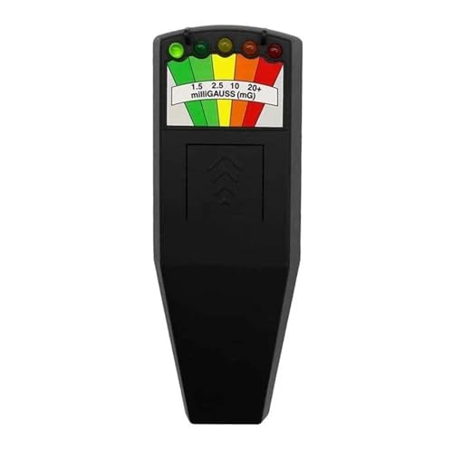Detector de campos electromagnéticos EMF, medidor 5 LED Gauss miniatura 3