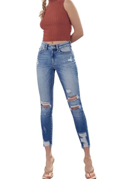 KANCAN High Rise Ankle Skinny Jeans KC9130M