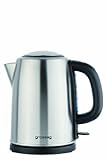 SICHERHEIT: Trotz der maximal 2200 Watt ist die Sicherheit beim Kochen rt. Wenn das Wasser kocht, schaltet das Gerät automatisch ab. Ebenso wenn Sie das Gerät vom Sockel nehmen. Sollte Sie den Kocher einmal ohne Inhalt einschalten, ist das auch kein Problem. Hier schaltet der Überhitzungsschutz kurzerhand ab.