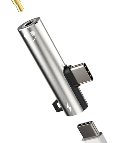 USB-C to 3.5mm CzWbN ϊA_v^[ ^CvC [dA2in1 ΉiPhone 15 iPad Apple MacBook ProΉSamsung DACp[d [qTypeCP[ut AUX Air M