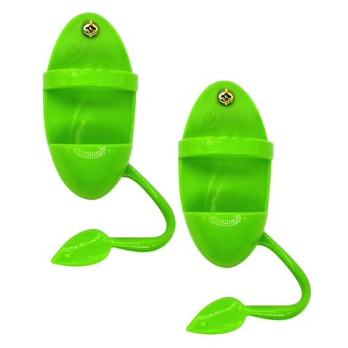 Abaodam 2 Cuencos con Esqueleto De Sepia para Jaula De Pájaros Comedero para Mascotas Soporte para Hueso De Sepia Biberones Comedero para Mascotas Accesorios para Jaula De Loro