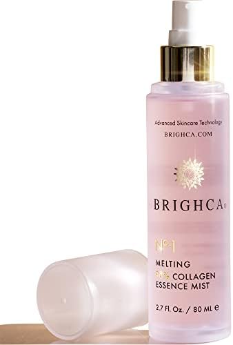 BRIGHCA Melting 90% Collagen Essence Mist (2.7 Fl Oz) - Anti Aging, Renew Skin Cells and Protect Skin Barrier with 90% Marine Collagen and TriAqua Mender™