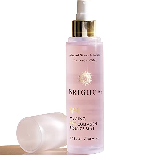 Brighca Melting 90% Collagen Essence Mist (2.7 Fl Oz) - Anti Aging, Renew Skin Cells And Protect Skin Barrier With 90% Marine Collagen And Triaqua Mender™ #TOP2