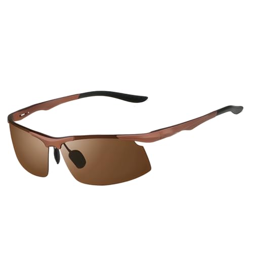 Lunettes de soleil polarisées homme en alliage premium et verres TAC haute netteté