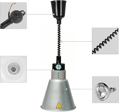 Lampe de restauration pour chauffage des plats sur buffet de réception - 4