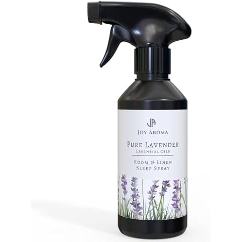 Joy Aroma Natural Lavender Pillow Spray 250ml. 100% Essential Oil Sleep Spray Mist Cover