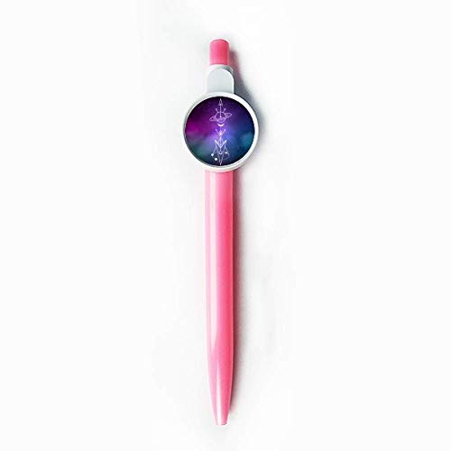 Stylo à bille rétractable Starry Sky bleu, le cadeau totem alien idéal