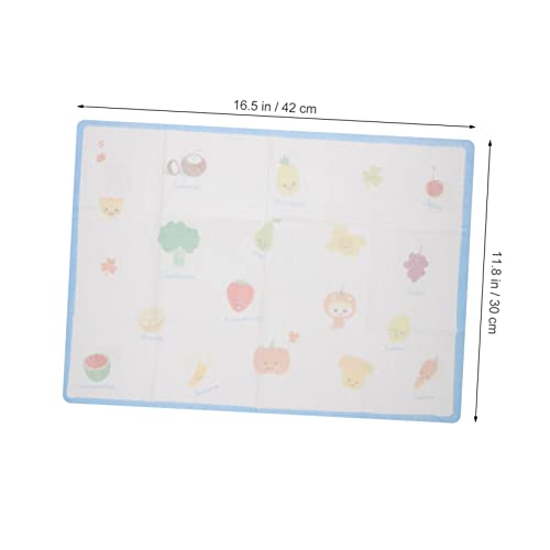 Hohopeti 10 Stks Tafelmat Tafelkleed Kinderen Placemats Voor Eettafel Kinderen Vloer Kussen Wegwerp Peuter Placemats Baby Reizen Placemats Eettafel Matten Desktop Kind - Afbeelding 7