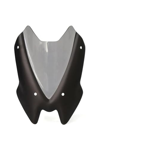 Pare-brise moto pour Kawasaki Z900 2020-2024 avec son support de fixation noir en bulles gris