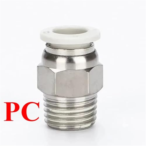 Conector neumático PC M5 para tubo de 4mm con liberación rápida 3