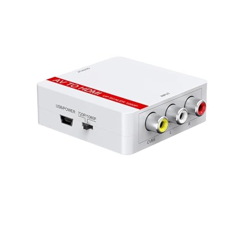 Convertisseur AV vers HDMI MT-AH01 pour brancher un vieux lecteur DVD sur une TV moderne